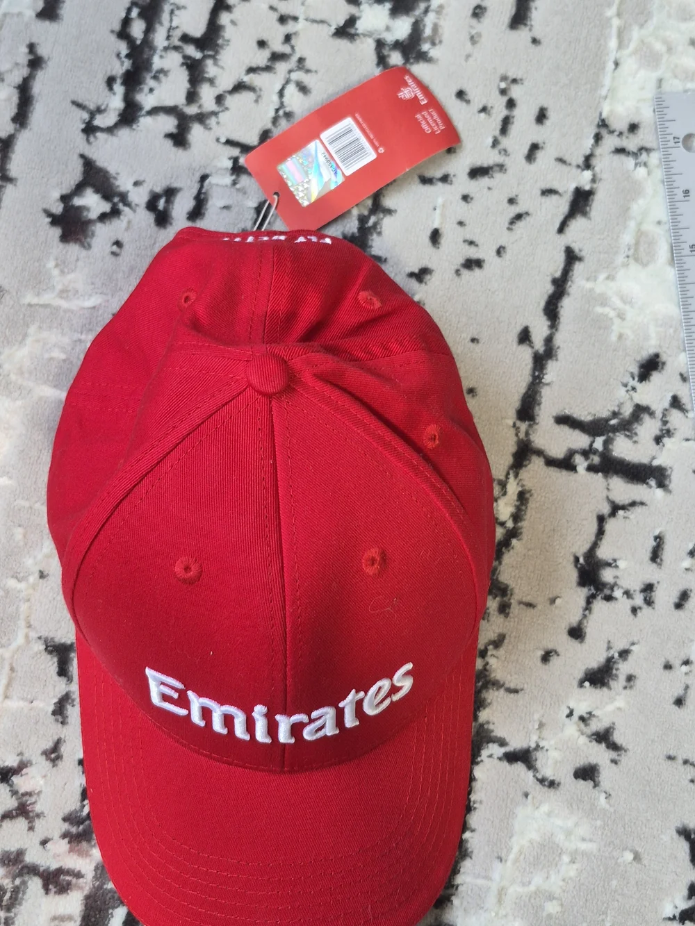 Emirates bright red